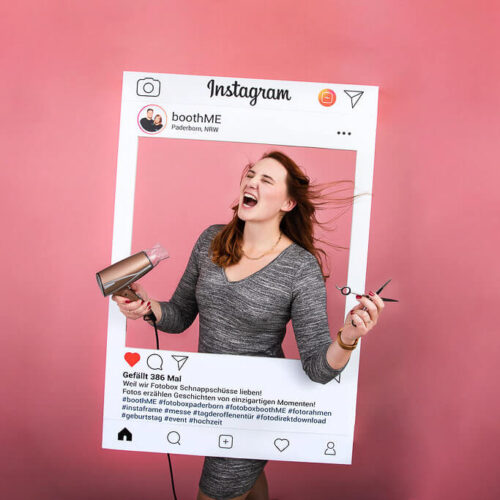 Selfierahmen Social Media