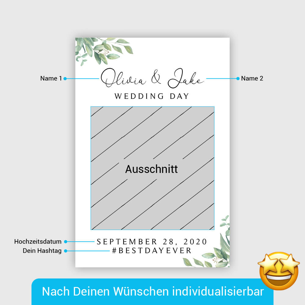 hochzeitstag fotorahmen produktbeschreibung digital