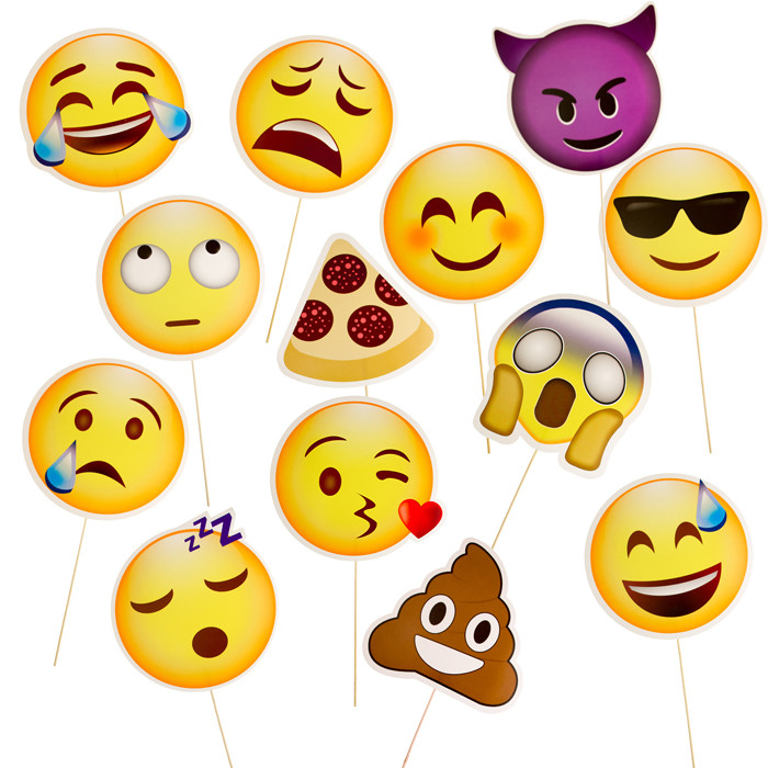 Emoji Accessoires - Dieses perfekte Party-Zubehör darfst du dir nicht entgehen lassen!