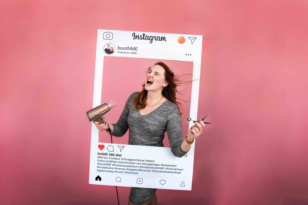 Instagram Fotorahmen - Fotoshooting Ideen für deine nächste Party!