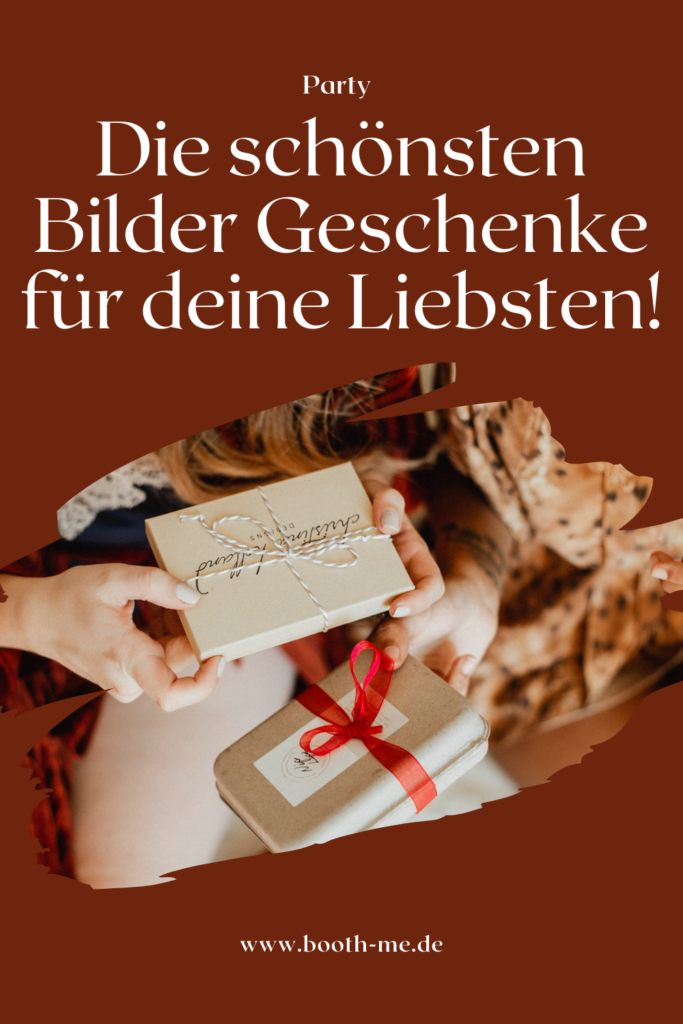 Frau hält ein Geschenk - Die schönsten Bilder Geschenke für deine Liebsten!