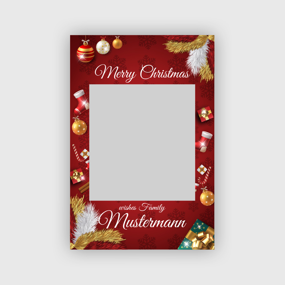 frame fotorahmen weihnachten EN rot produktbild boothme